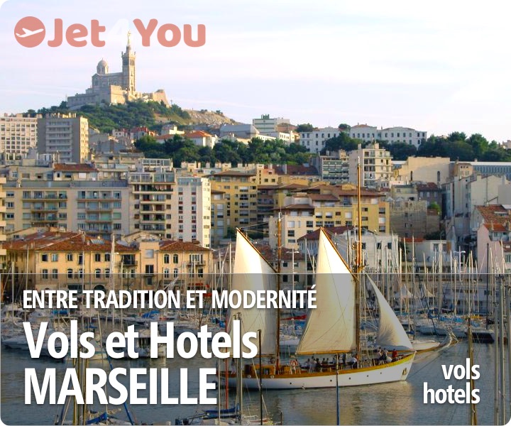 Vol pas cher et sélection d'hotels pour Marseille